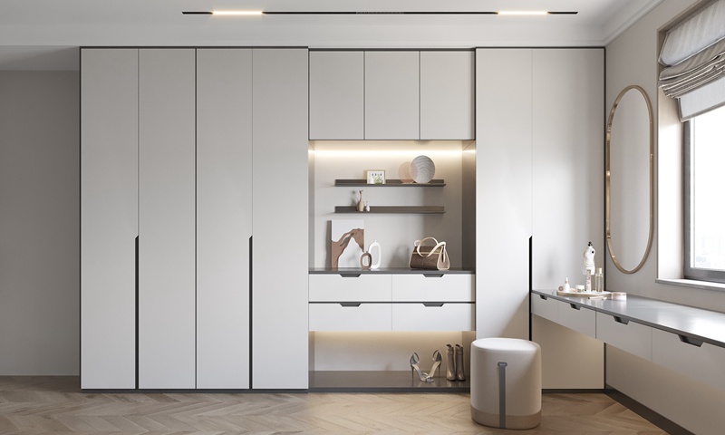 臥室空間衣柜定制定做上海工廠